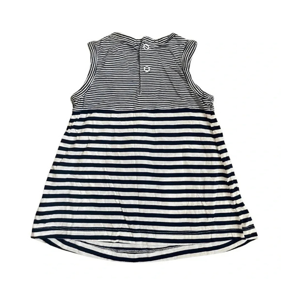Carter’s Girl 3-Piece Set | Purple Print & Striped Dresses , Gray Leggings - Picture 3 of 9